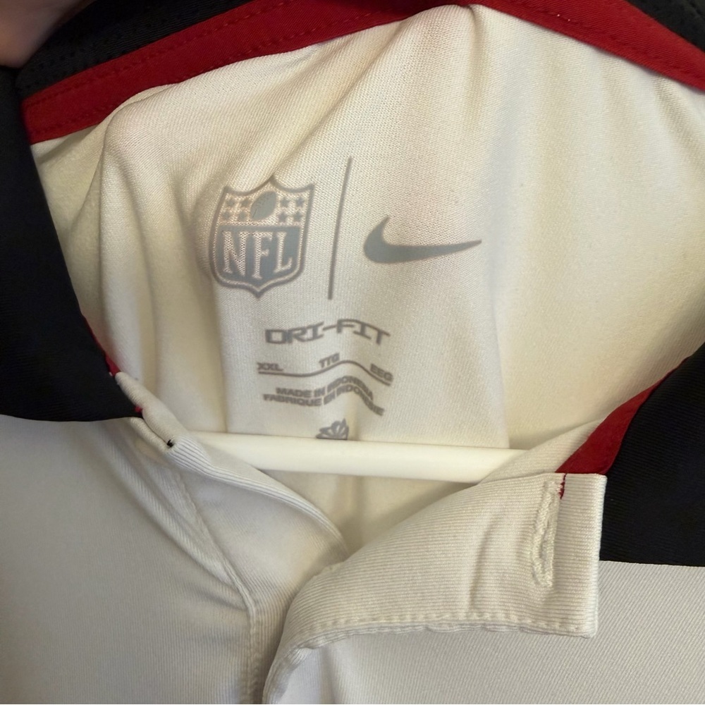 NWOT NFL Nike Arizona Cardinals Dri Fit Vapor Polo Shirt XXL Red Stripe Football - Picture 3 of 8